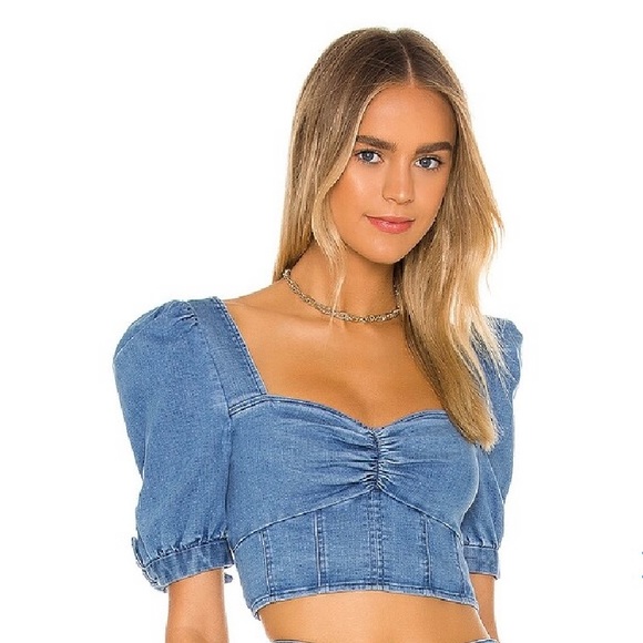 Lovers + Friends Tops - Lovers & Friends Sky High Top